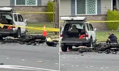 Washington man dies after crashing stolen motorcycle while doing wheelies