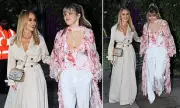 Amanda Holden and daughter Lexi Hughes enjoy girls' day out at Chelsea Flower Show