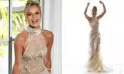 Amanda Holden Dazzles in Sheer Dress at BGT Semi-Final