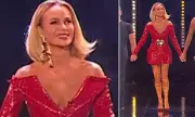 Amanda Holden Debuts Sleek Bob in Red Mini Dress at BGT Semi-Final