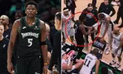 Anthony Edwards Criticized for Early Handshake in NBA Blowout