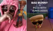 Bad Bunny Joins Toy Story 5 as Pizza with Sunglasses After Viral Toy Videos