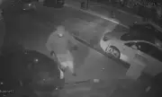 Balaclava-clad gang rams Mercedes into jewellery shop near police station