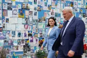 Belarus Opposition Leader Visits Kyiv After Devastating Russian Missile Attack
