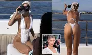 Bella Hadid Relaxes on Superyacht After Daring 50-Foot Yacht Jump