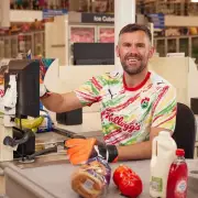Ben Foster Shoots Penalties in Supermarket to Launch Kellogg's Football Camps