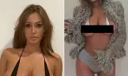 Bianca Censori Dares in Tiny Silver Bikini Top in Raunchy New Instagram Post