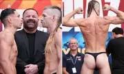 Boxer Lance McDonald Steals Show in G-String at Weigh-In