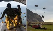 British Paratroopers Airdrop onto Remote Island to Treat Hantavirus Patient