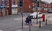Car Speeds at Jewish Family in Salford Red Light Incident
