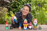 Cate Blanchett and Brian May Gnomes at Chelsea Flower Show Auction