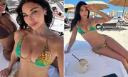 Chantel Jeffries Flaunts Toned Figure in Bikini at Miami Beach Hotel