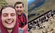 Charity Hikers Booed for Skipping Queue on Snowdon Summit
