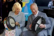 Charles and Camilla Drum Up Thirst for Whiskey in Belfast Visit