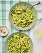 Chopped Broad Bean Trofie with Mint and Lemon Recipe