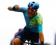 Davide Ballerini Avoids Cobbles Crash to Win Giro Stage Six