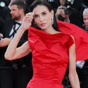 Demi Moore Dazzles in Red at Cannes Film Festival with Love Island Star