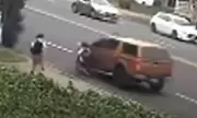 Driver accused of hitting boy with ute turns himself in to Sydney police