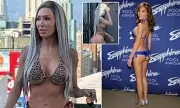 Farrah Abraham Flaunts Surgically-Enhanced Curves in Leopard Bikini by Pool