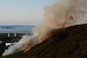 Firefighters Battle Overnight Grass Fire Near Edinburgh's Arthur's Seat