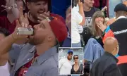 George Kittle Defends Travis Kelce Over Beer Chugging Mockery