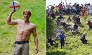 German YouTuber Tom Kopke Wins Third Consecutive Cheese-Rolling Title
