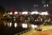 Giant 'Cave' Art Inflated Over Paris' Oldest Bridge by French Artist JR