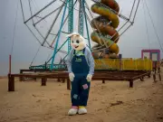 Grimsby Teen Battles Unemployment with Mascot Business Amid Coastal Decline