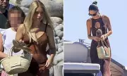 Harper Beckham Copies Brother Romeo's Girlfriend Kim Turnbull's Style in Ibiza