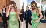 Heidi Klum Stuns in Strapless Lime Green Dress at Cannes Film Festival
