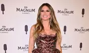 Heidi Klum Stuns with Model Son Henry at Magnum Cannes Party