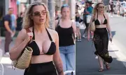 Helen Flanagan Enjoys British Heatwave in Black Bikini After Podcast Appearance