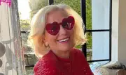 Holly Willoughby's Mother Linda Celebrates 78th Birthday in Glamorous Red Dress
