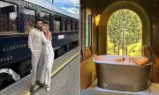 Jack Whitehall and Roxy Horner Enjoy Romantic Minimoon on Orient Express