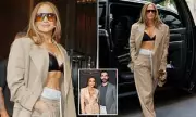 Jennifer Lopez Shows Off Toned Abs in NYC While Promoting New Netflix Film