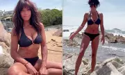 Jenny Powell's Bikini Blunder: Trousers Swept Away by Sea