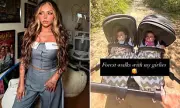 Jesy Nelson Shares Forest Walk with Twins Amid SMA Campaign