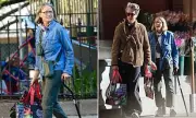Jodie Foster, 63, Uses Cane in NYC Outing with Wife Alexandra Hedison