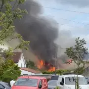 Keynsham Health Centre Evacuated After Major Fire in Nearby Building