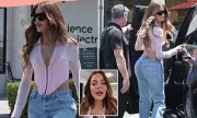 Khloe Kardashian Shows Off Curves in Tight Outfit During Calabasas Starbucks Visit