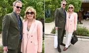 Kim Cattrall Makes Rare Public Appearance with Husband at Chelsea Flower Show