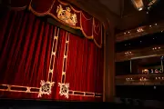 King Charles Beams at Royal Opera House Curtain Unveiling Honouring Him