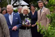 King Charles Meets Beckham at Chelsea Flower Show, Names Roses