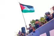 Lamine Yamal Waves Palestinian Flag at Barcelona Title Parade
