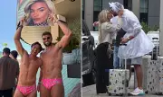 Love Island's Molly Smith Puts Her Face on Fiancé's Stag Speedos in Vegas