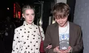 Lucy Boynton and Murdo Mitchell Make Rare Appearance at West End Play 1536