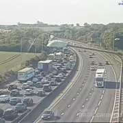 M25 Closed in Hertfordshire After Serious Motorbike Crash