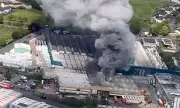 Major Fire Breaks Out at Warburtons Bread Factory in Burnley