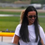 Maya Jama Arrives in Scotland for Celebrity Traitors Filming