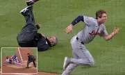 Mets Beat Tigers 10-2 After Umpire Collision Changes Game